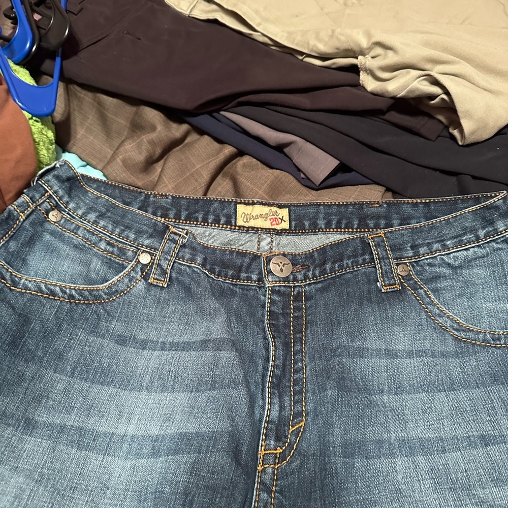 Wrangler 20X Dark Blue Jeans - Picture 2 of 11